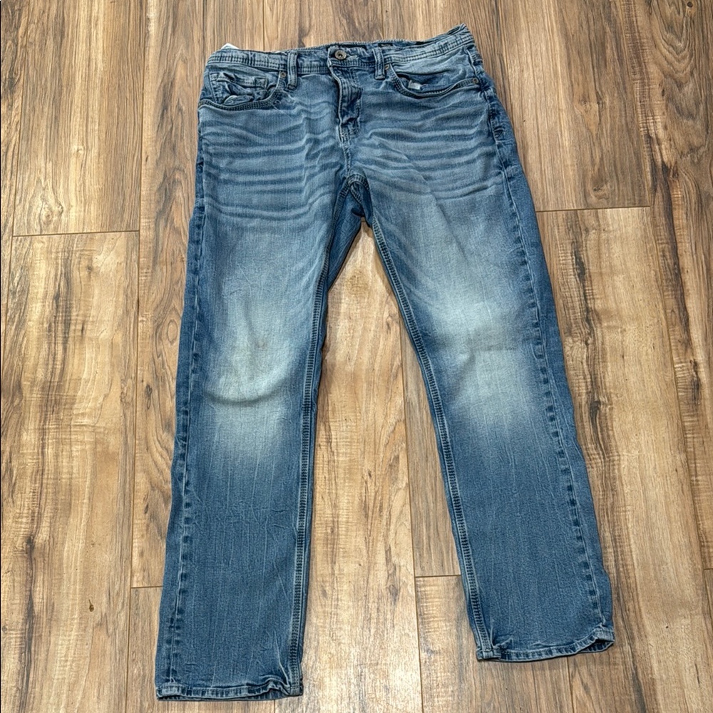 BKE Men's Straight Jeans - Blue